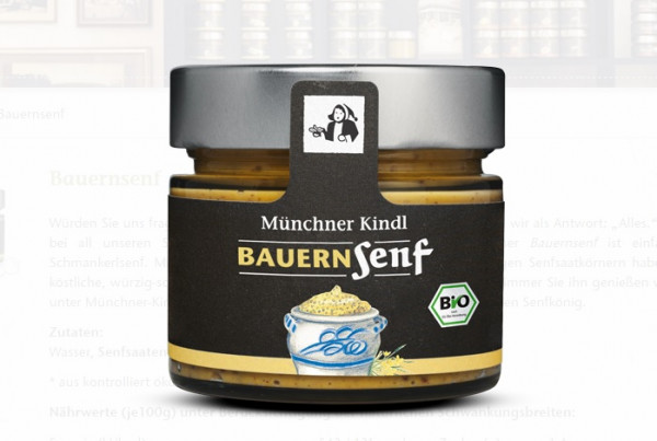 Münchner Kindl Bio Bauernsenf