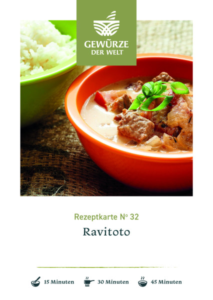 Rezeptkarte N°32 Ravitoto