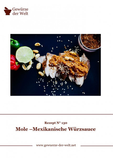 Rezeptkarte N°130 Mole –Mexikanische Würzsauce