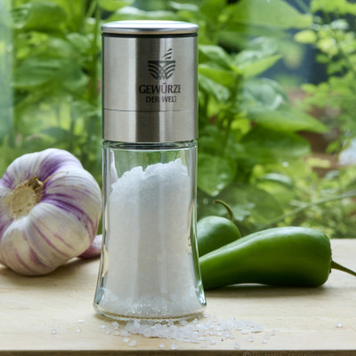 Universal Glasmühle Keramikmahlwerk 80 ml mit Logo