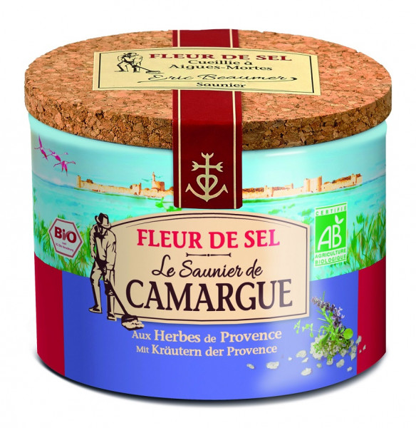 Fleur de Sel de Camargue Bio Kräuter der Provence "Le Saunier" Salze