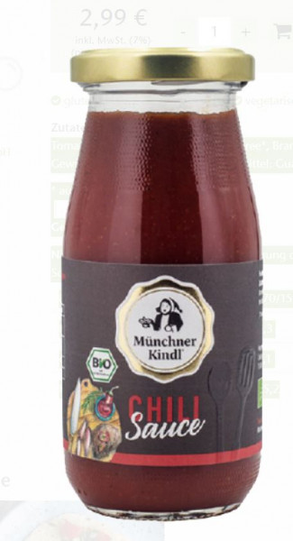Münchner Kindl Bio Chili-Sauce