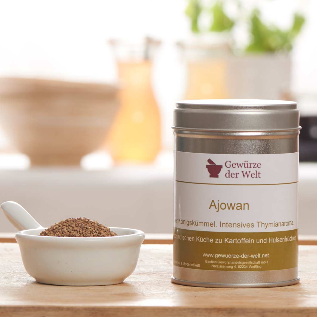 Bio Ajowan indische Gewürze Gewürze der Welt