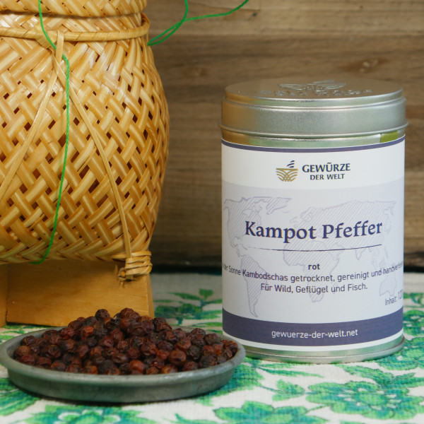 Kampot-Pfeffer rot