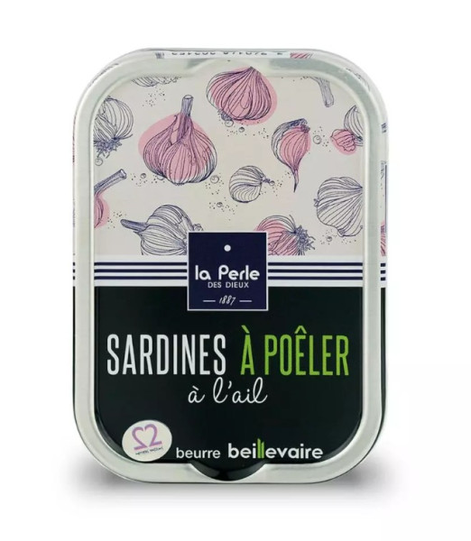 Sardinen mit Knoblauch zum Braten - Sardines à poêler à l´ail