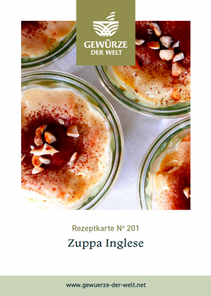 Rezeptkarte N°201 Zuppa Inglese