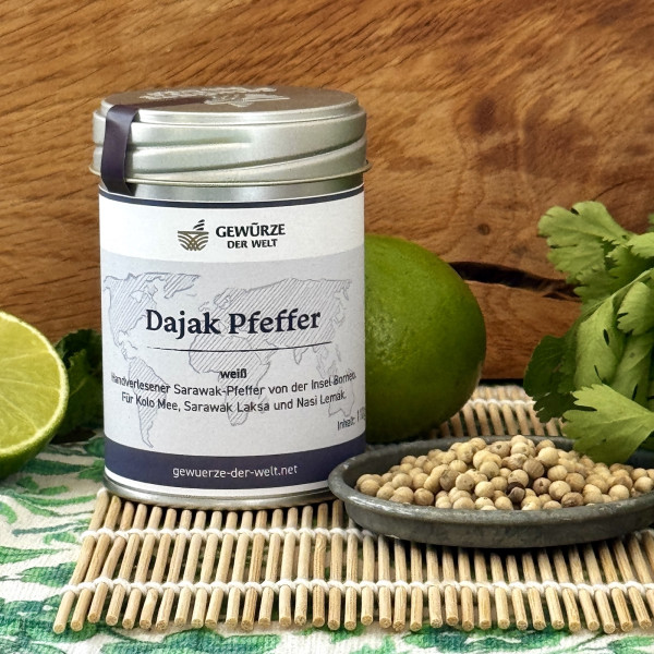 Dajak Pfeffer weiß