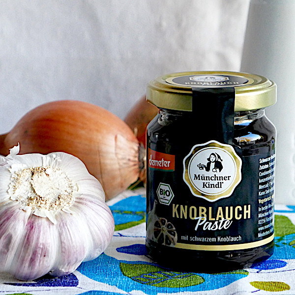 Münchner Kindl Bio Schwarzer Knoblauch-Paste