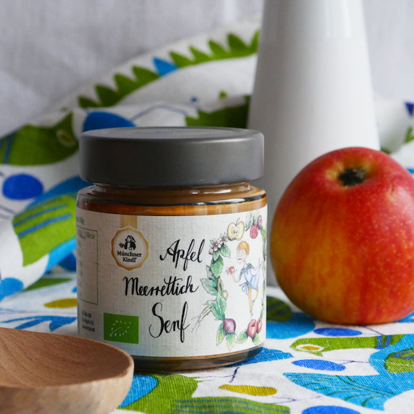 Bio Apfel-Meerrettich-Senf