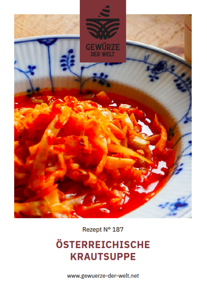 Rezeptkarte N°187 Österreichische Krautsuppe