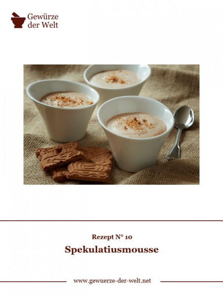 Rezeptkarte N°10 Spekulatiusmousse