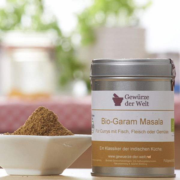 Bio Garam Masala Currys Gewürze der Welt