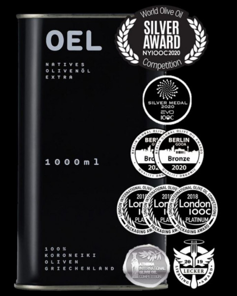 OEL - natives Bio Koroneiki Olivenöl extra