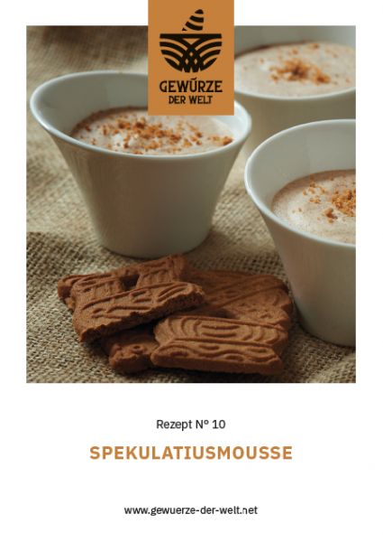 Rezeptkarte N°10 Spekulatiusmousse