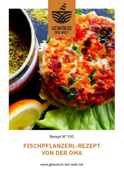 Rezeptkarte N°191 Fischpflanzerl - Rezept von der Oma