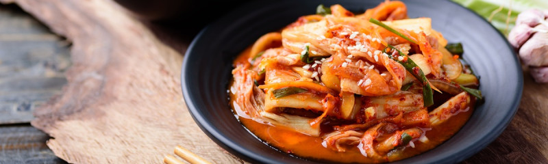 Koreanisches Kimchi mit Bio Gochujang