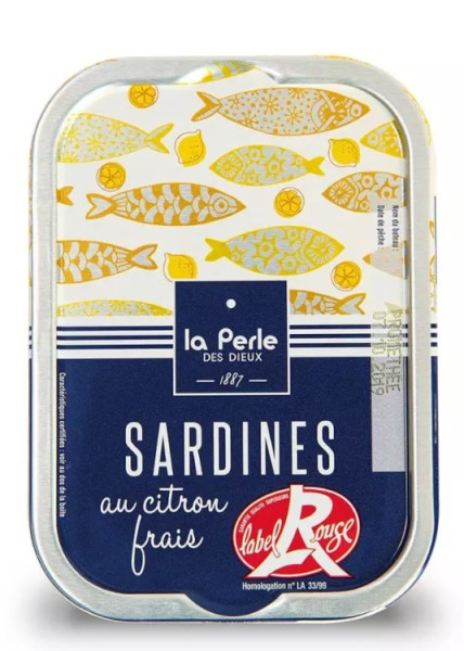 "Label Rouge" Sardinen mit Zitrone - Sardines "Label Rouge" au Citron