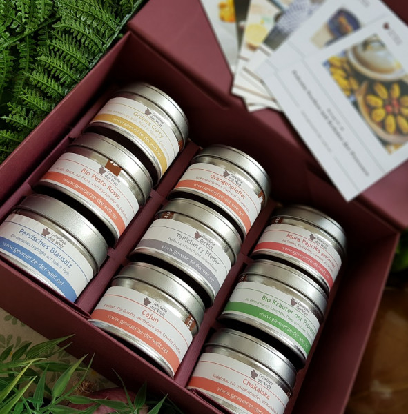 Geschenkset Best of Gewürze der Welt Probierset