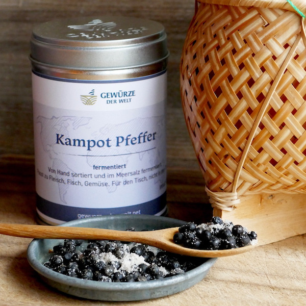 Fermentierter Kampot-Pfeffer