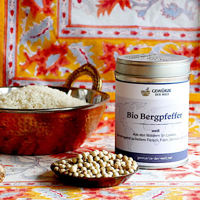 Bio Bergpfeffer weiß Bio Bergpfeffer weiß