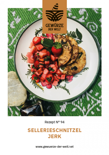 Rezeptkarte N°94 Sellerieschnitzel Jerk
