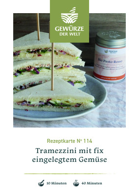 Mit Fix Rezeptkarte N°205 Lauch-Ziegenkäse-Röstbrot | Gewürze der Welt