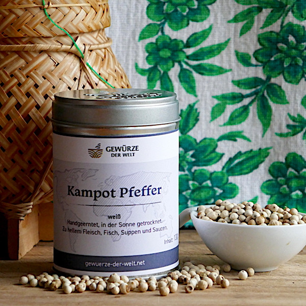 Bio Kampot-Pfeffer weiß
