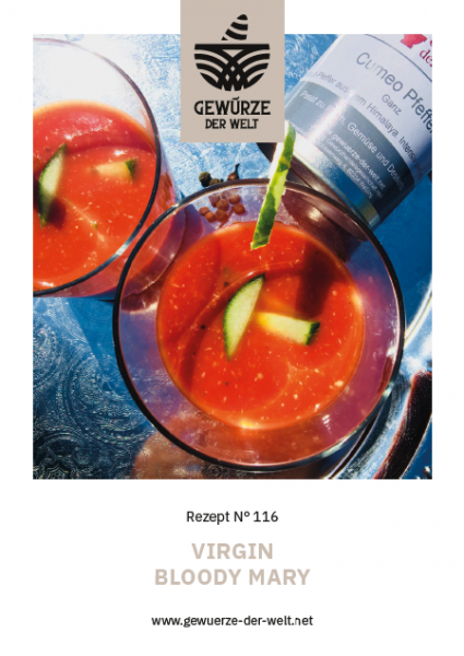 Rezeptkarte N°116 Virgin Bloody Mary