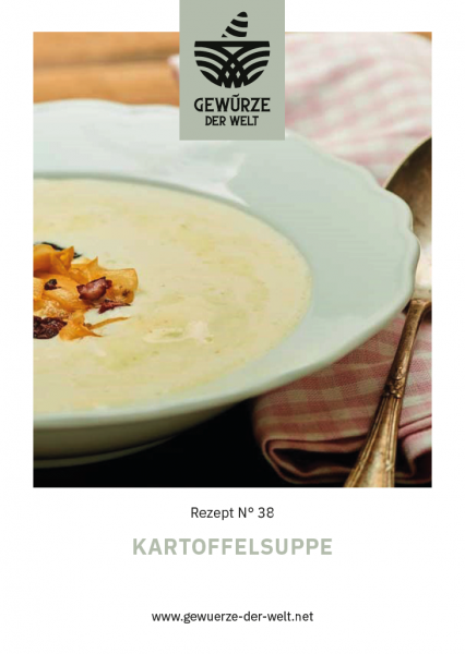 Rezeptkarte N°38 Kartoffelsuppe