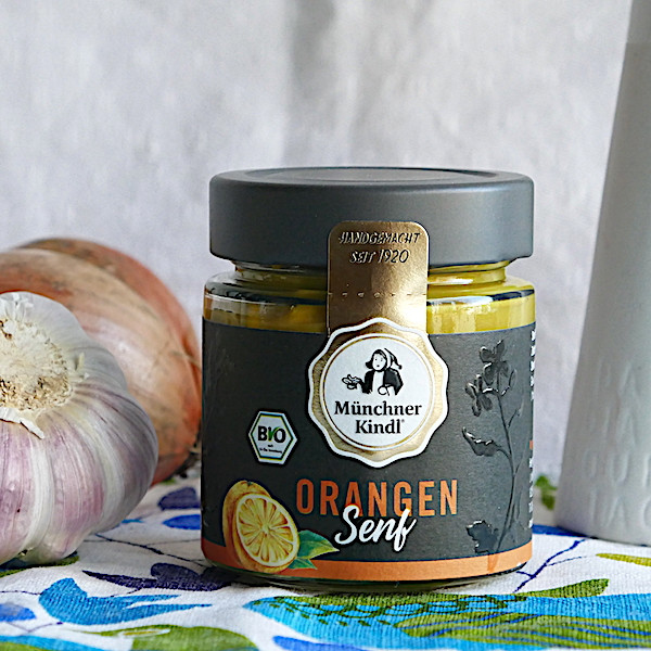 Münchner Kindl Bio Orangen Senf