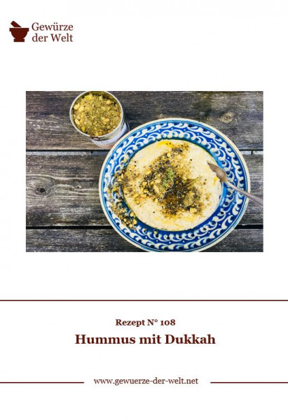 Rezeptkarte N°108 Hummus mit Dukkah