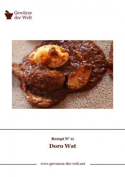 Rezeptkarte N°11 Doro Wat